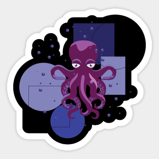 An Octopus Interpretation Sticker